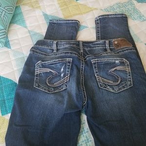 Silver boyfriend jeans size w31/29